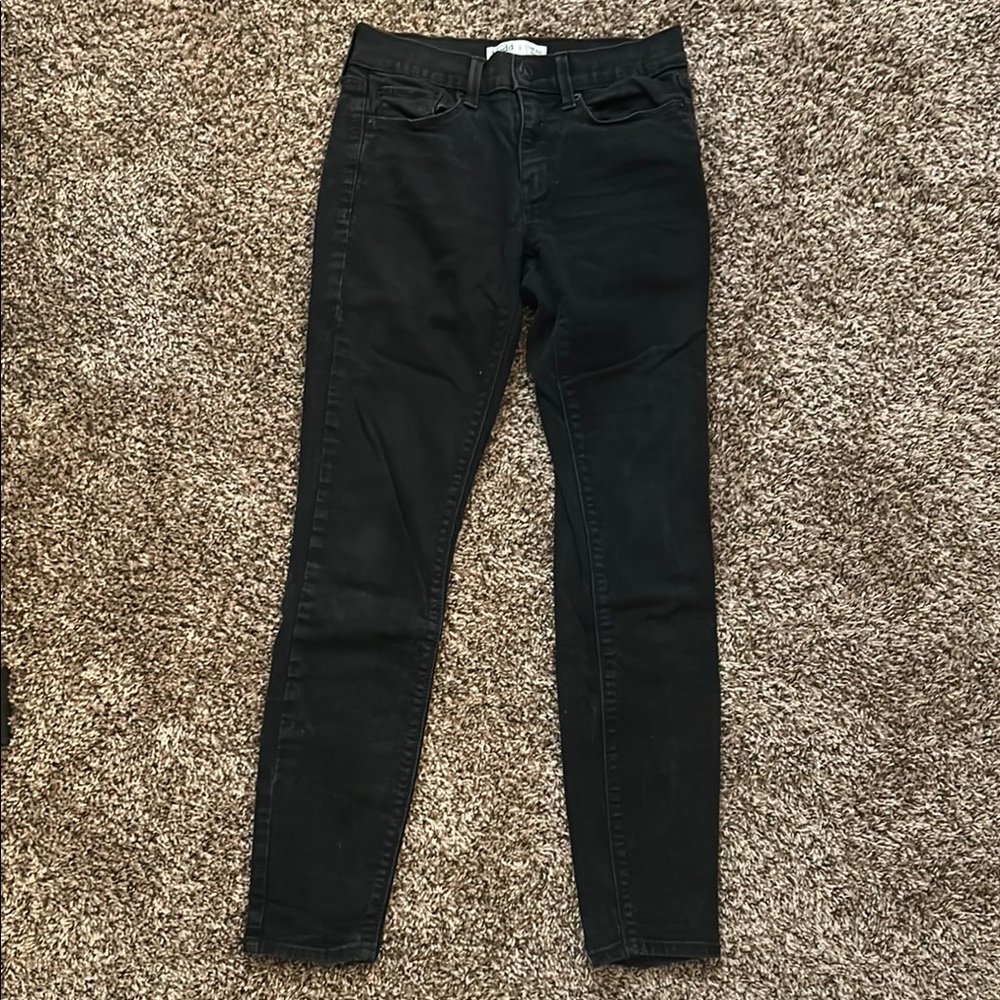 Women's Black Skinny Low Rise Jeans